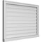 Ekena Millwork Vertical Surface Mount PVC Gable Vent: Functional, w/ 2"W x 2"P Brickmould Sill Frame, 40"W x 28"H GVPVE40X2803SF - alternate 5